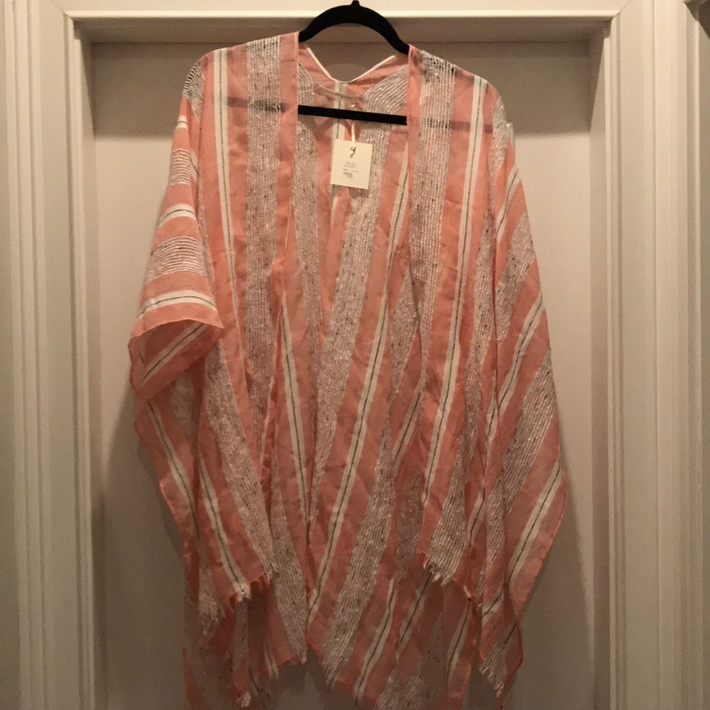 Lou Lou Do Everything in Love striped poncho